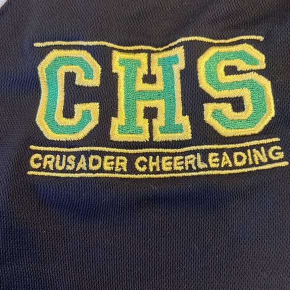 Sport Tek top CHS crusader cheerleading black white S - Picture 7 of 9